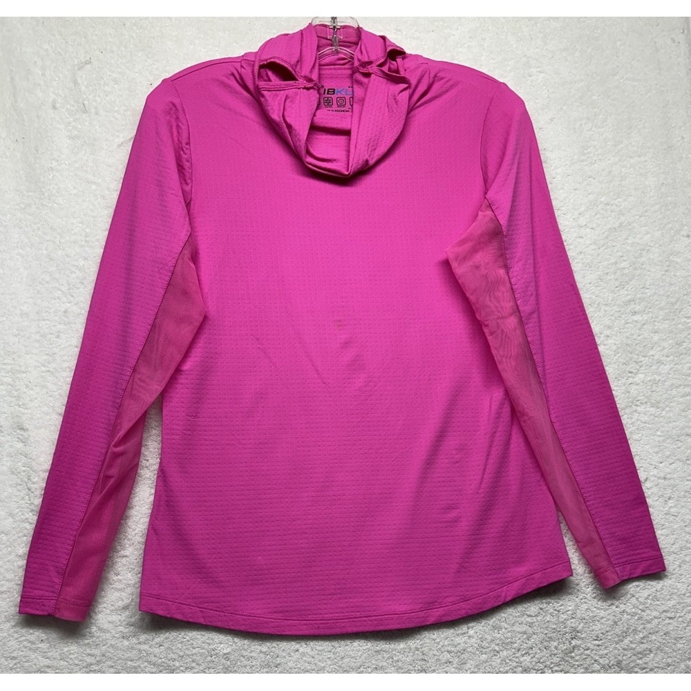 Ibkul Womens Size S Pink Long Sleeve UPF Turtleneck Athletic Top (L3)